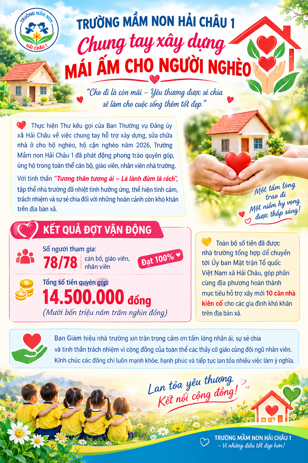 Chung Tay Dựng Mái Ấm Yêu Thương